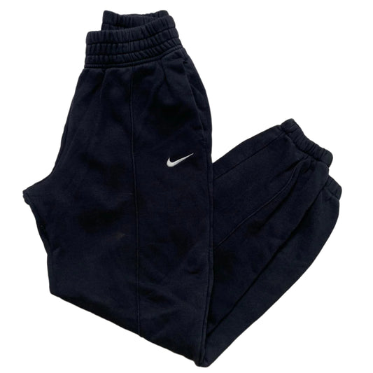 Nike Black and White Swoosh Joggers (XS)