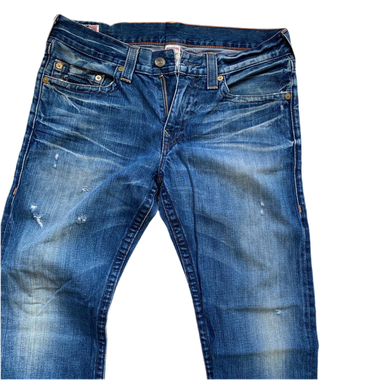 True Religion Bobby Distressed Jeans (34W)