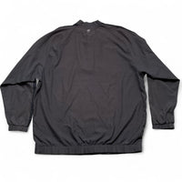 Nike Vintage Golf Grey Shell Nylon Quarter Zip Over Jumper (XL)