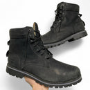 Timberland Black High Top Nubuck Leather Boots