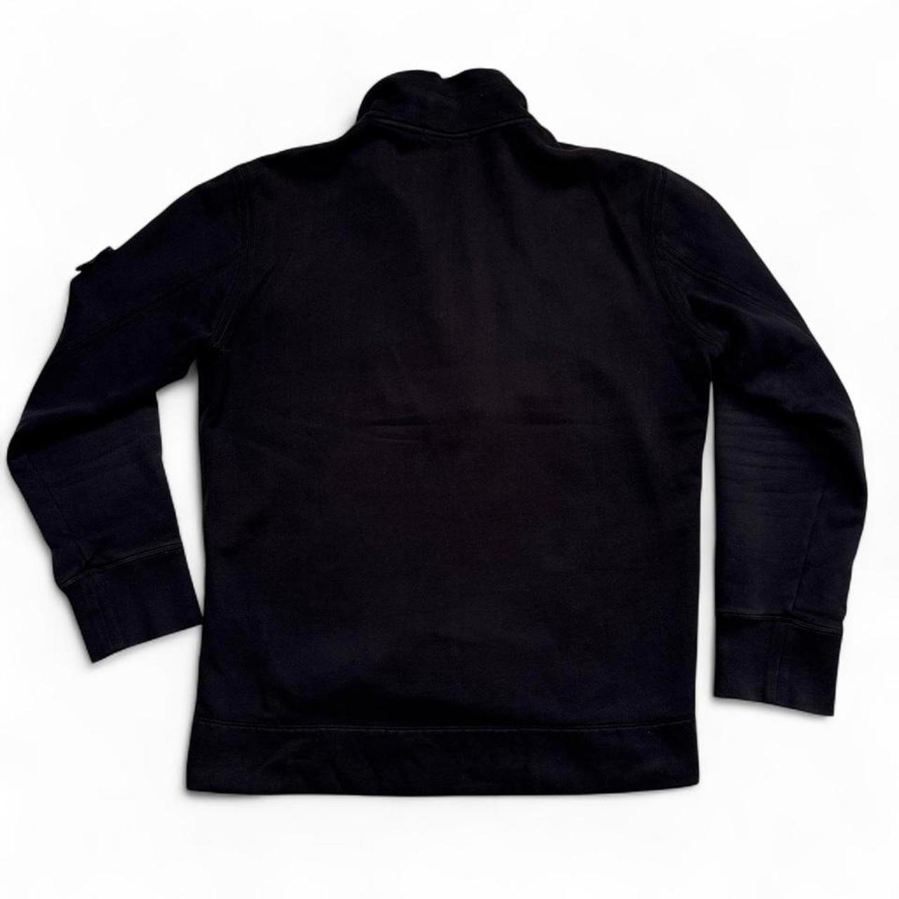 Stone Island Black Quarter Zip and Button Jumper (L)