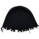 Unknown London Daggers Black Grunge Tassel Beanie Hat