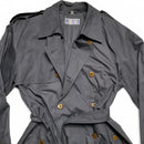 Yves Saint Laurent YSL Vintage Double Breasted Trench Coat Grey (L)