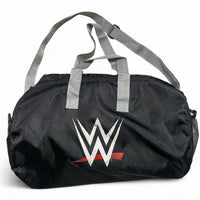 WWE Wrestling Duffle Bag Black White and Red