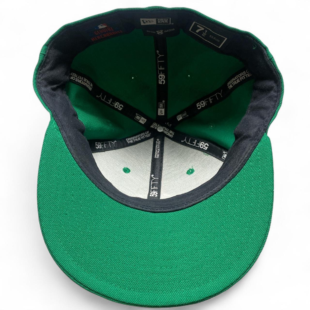 New York Yankees New Era Green and White Fitted Cap