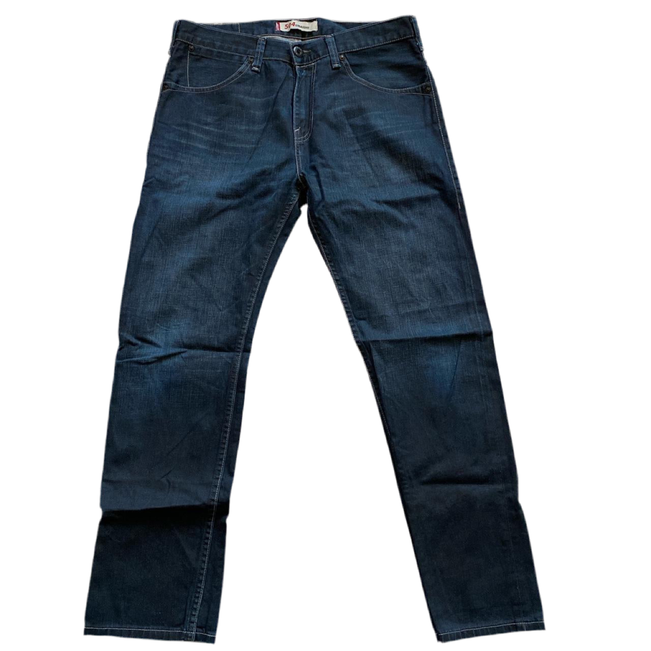 Levis 504 Navy Jeans (34W)