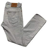 Levis 501 ST Grey Silver Jeans (W 32)