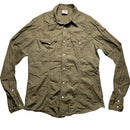 True Religion Khaki Green Stitch Shirt (L)