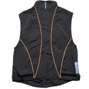 Strias By Alexander McQueen MCQ Black and Orange Gilet (M)