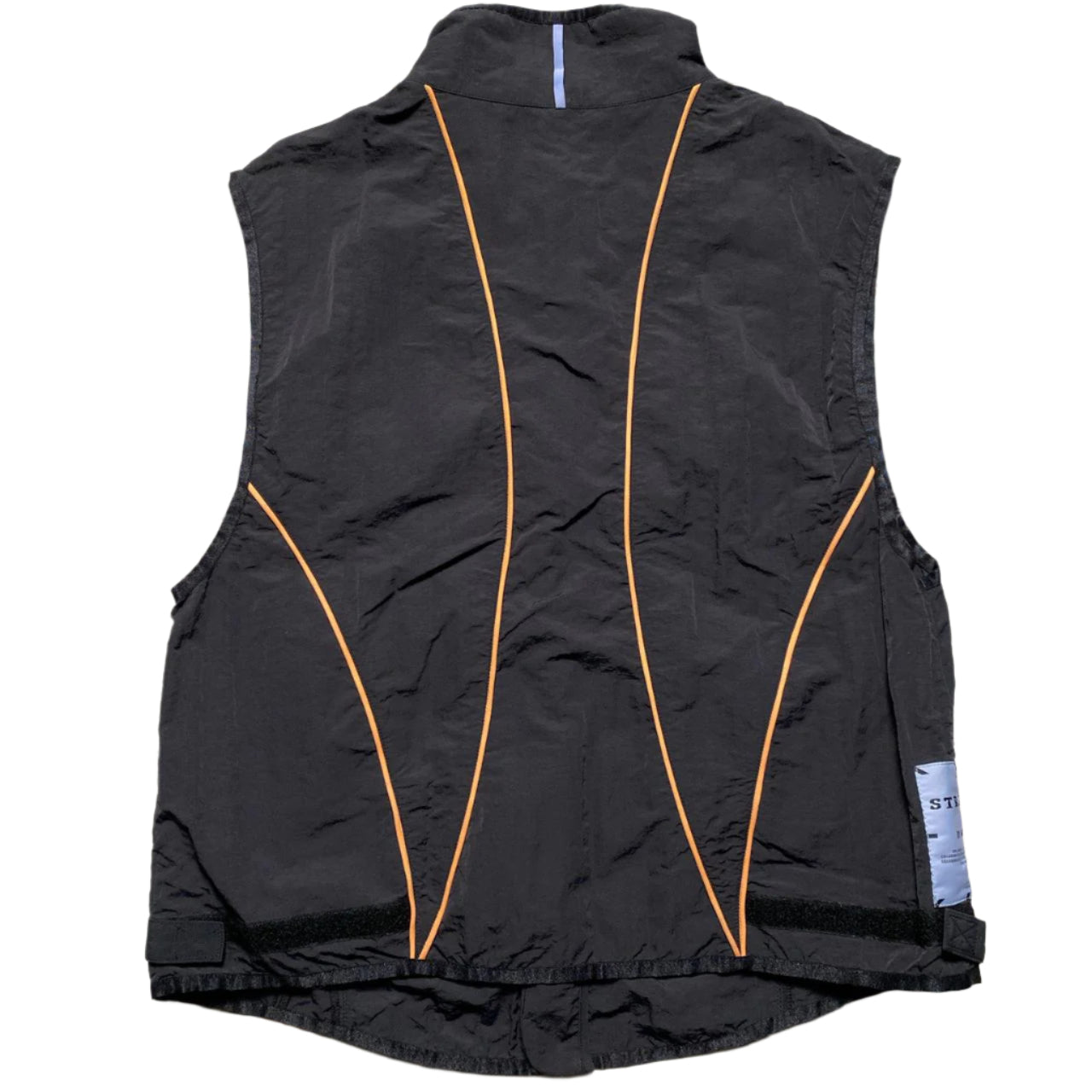 Strias By Alexander McQueen MCQ Black and Orange Gilet (M)
