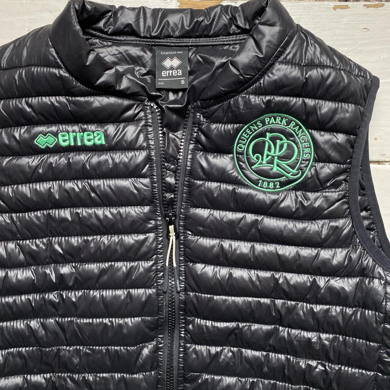 QPR Queens Park Rangers Black and Green Errea Gilet