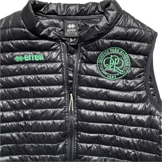 QPR Queens Park Rangers Black and Green Errea Gilet (S)
