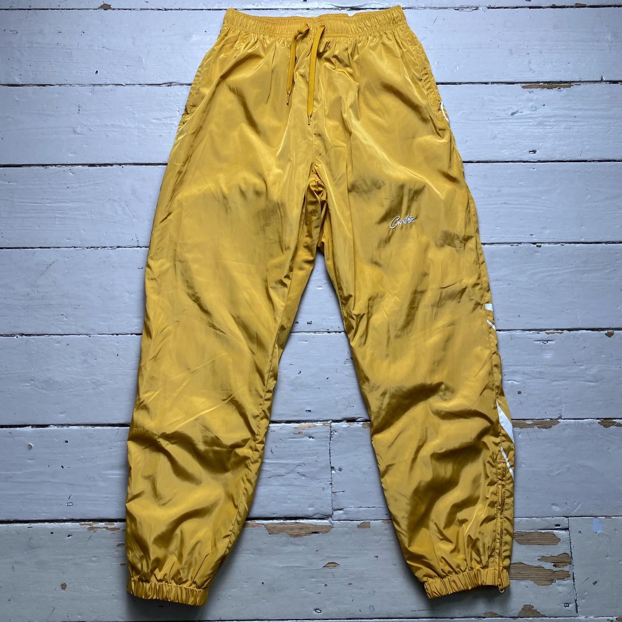 Corteiz Yellow Shell Shuku Trackpant Bottoms