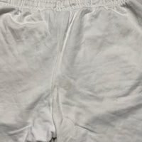 Nike White and Blue Big Swoosh Shorts (XL)
