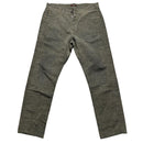 Paul Smith Red Ear Corduroy Baggy Khaki Olive Green Jeans (34W)