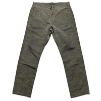 Paul Smith Red Ear Corduroy Baggy Khaki Olive Green Jeans (34W)