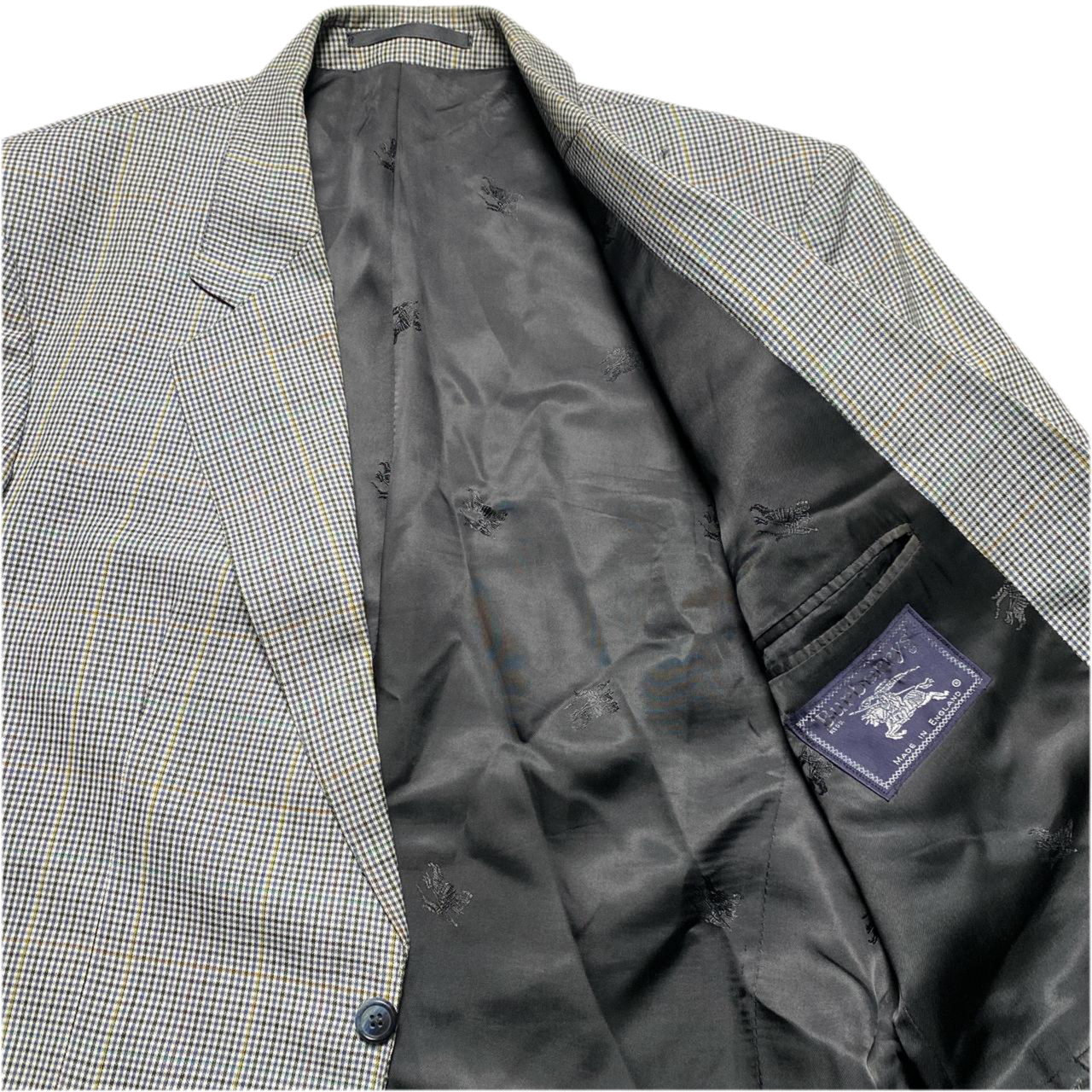 Burberry Burberrys Vintage 90’s Suit Blazer Jacket Tweed (XL)