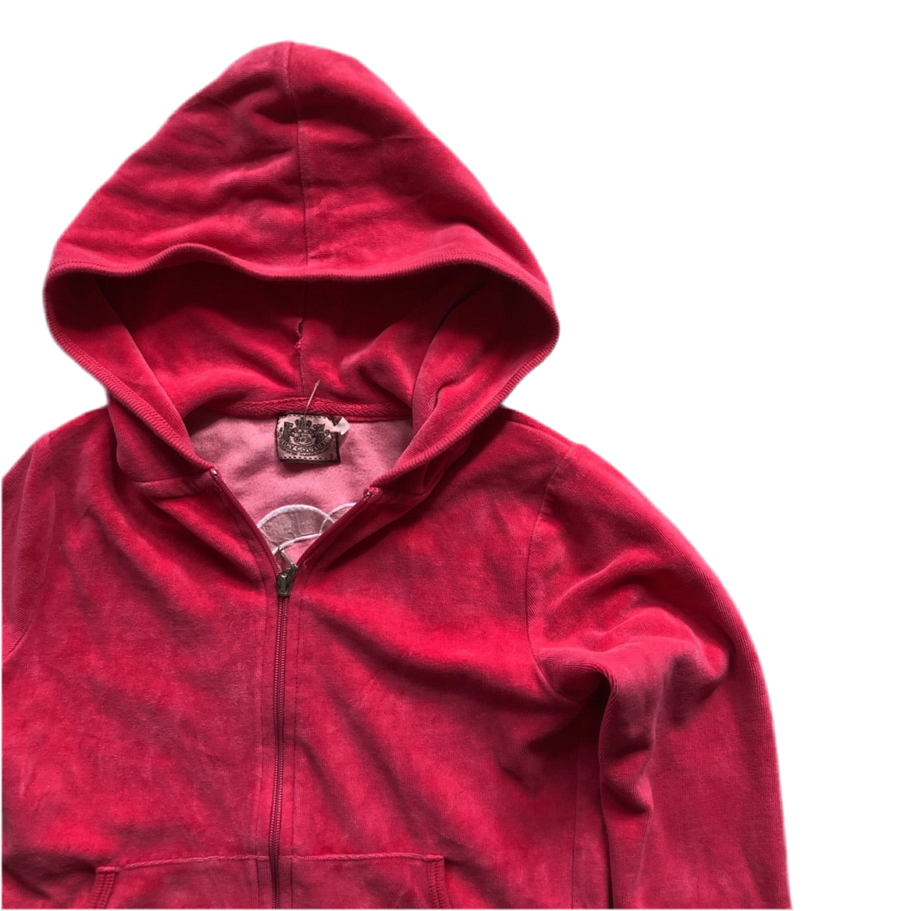 Juicy Couture Velour Pink Hoodie (S)