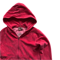 Juicy Couture Velour Pink Hoodie (S)