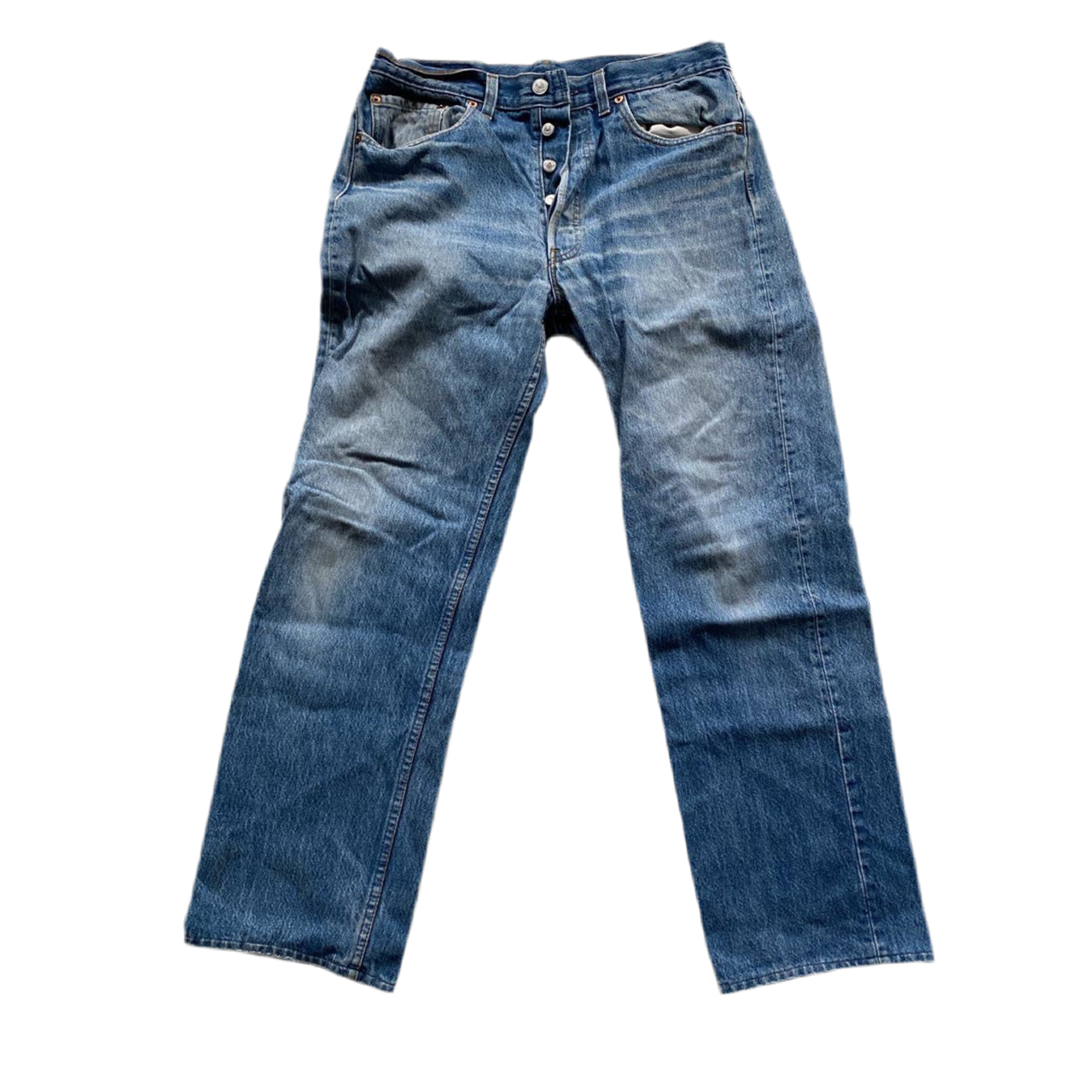Levis 501 Blue Jeans (32W)