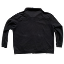 Nike White Swoosh Black Zip Jumper (2XL)