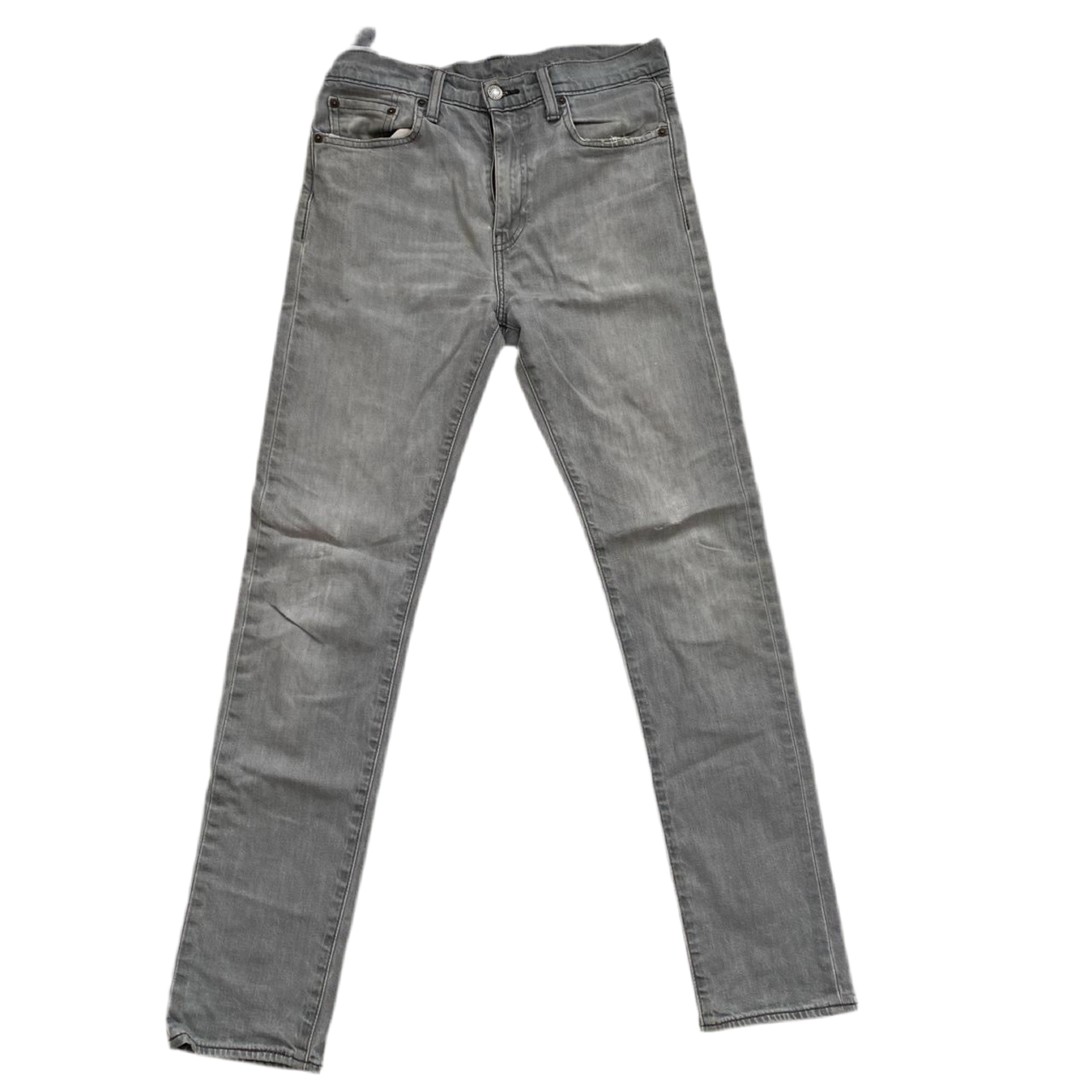 Levis Light Grey 522 Slim Jeans (30W)