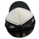 Corteiz Black and White Trucker Cap