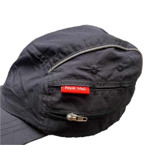 Royal Mail Black Cap with Sun Protector
