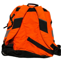 Newham London Reflective Orange and Silver Backpack Bag