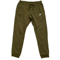 Nike Khaki Green and White Tracksuit Jumper and Joggers (M)