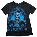 Black Avenged Sevenfold Blue and Black T Shirt (XS)