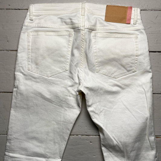 Acne Studios Bla Konst White Jeans