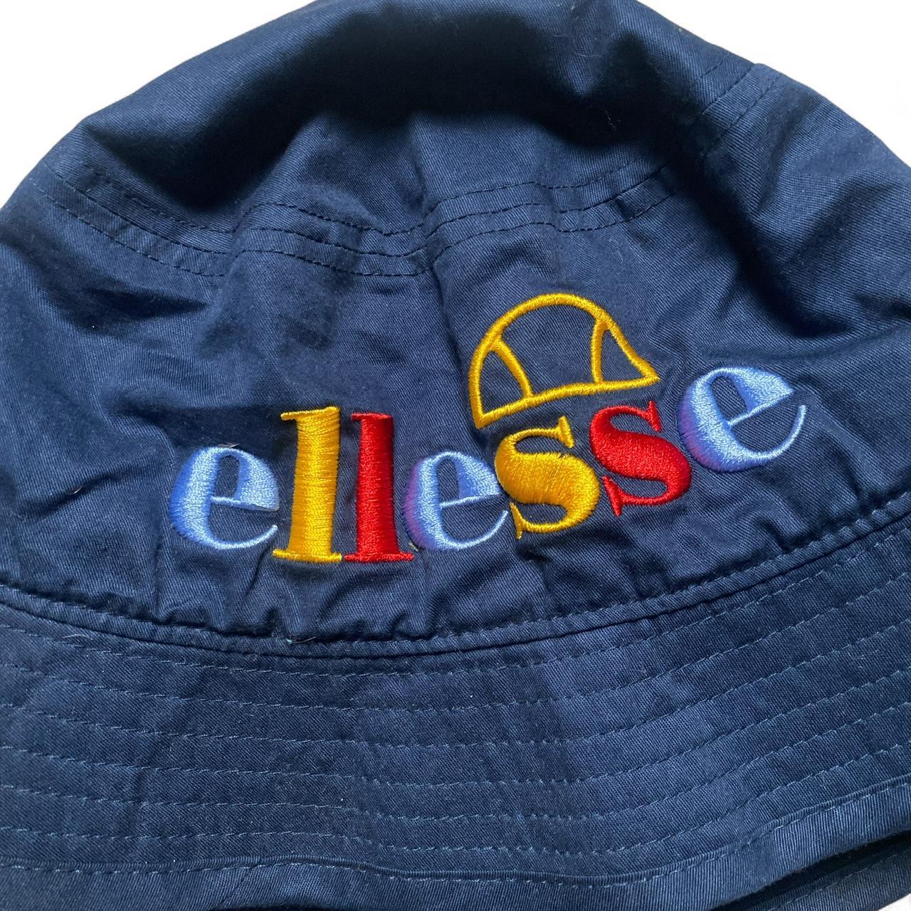Ellesse Navy Multi Colour Logo Bucket Hat