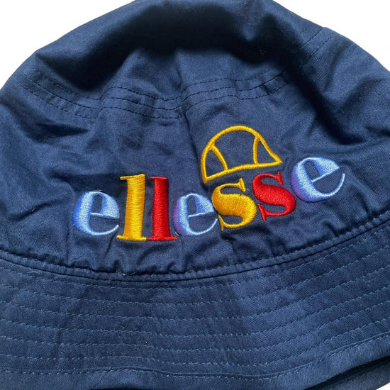 Ellesse Navy Multi Colour Logo Bucket Hat