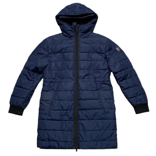 Belstaff Navy Long Womens Parka Puffer Coat (M)