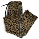 Dolce and Gabbana Womens Vintage Leopard Print Silk Lounge Tracksuit Bottoms (L)