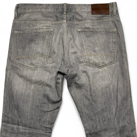 Hugo Boss Orange Light Grey Straight Fit Jeans (36W)