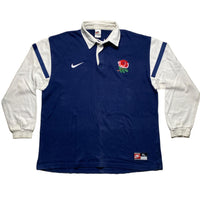 England Rugby Vintage 90’s Nike Polo Jersey (XL)