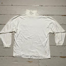 Paco Vintage White Turtle Neck Long Sleeve Jumper (M)