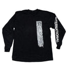 Stussy Long Sleeve Black and White T Shirt (L)