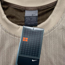 Nike Vintage y2k Brown and Cream Battlegrounds Vest (XL)