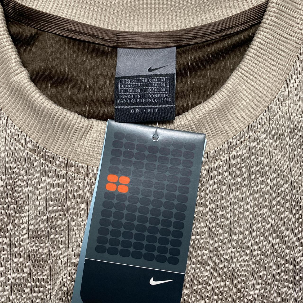 Nike Vintage y2k Brown and Cream Battlegrounds Vest (XL)