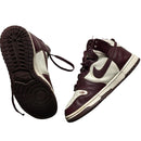 Nike Dunk Brown and White High Top (UK 7)