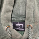 Stussy Bottle Green and Grey Hoodie (M)