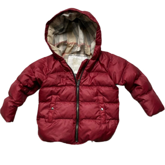 Burberry Children Baby Red Puffer Coat (Kids)