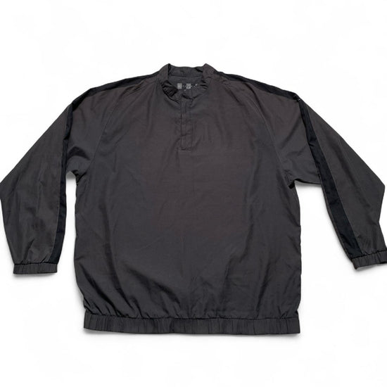 Nike Vintage Golf Grey Shell Nylon Quarter Zip Over Jumper (XL)