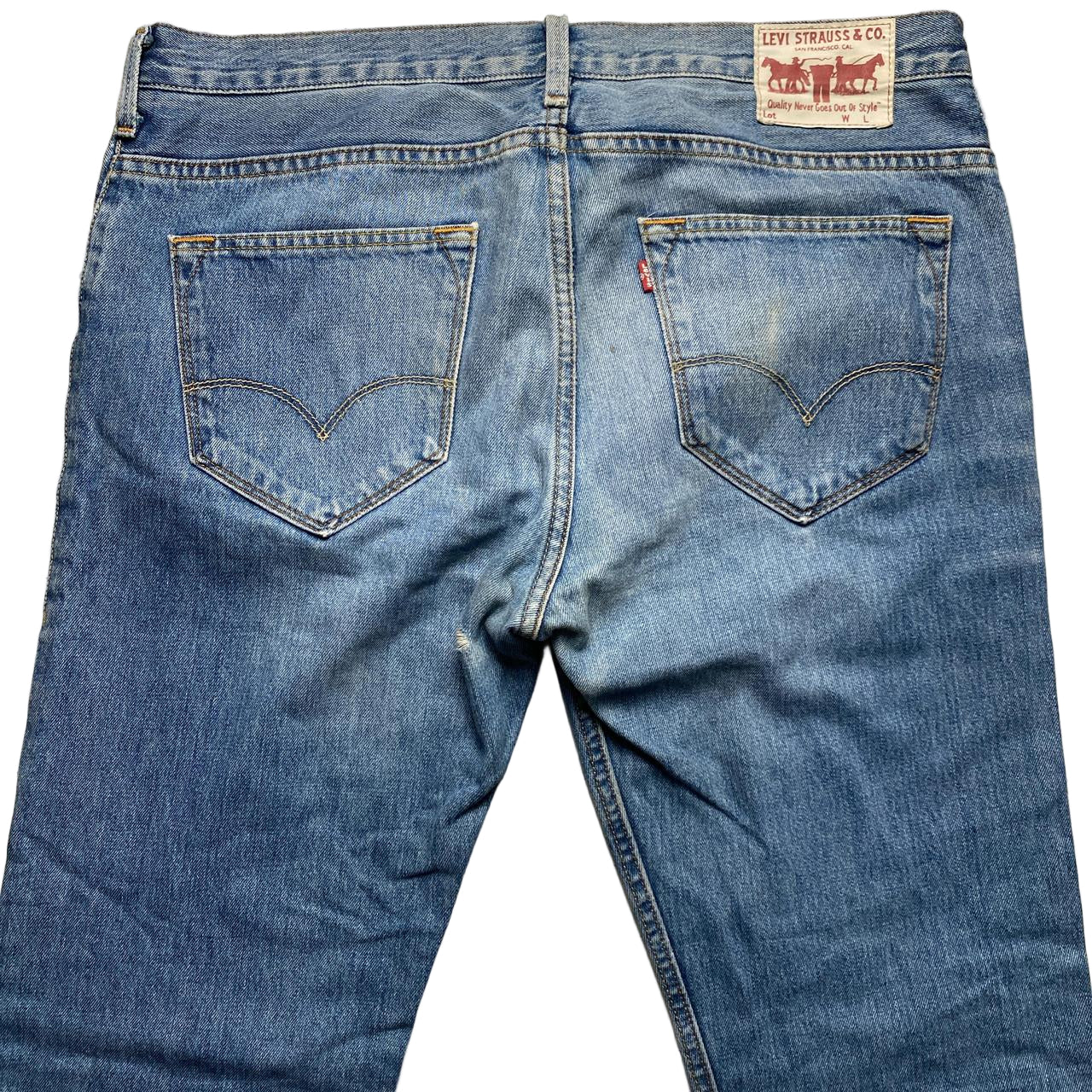 Levis Vintage Light Blue Jeans (38W)