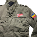 The Police Vintage Khaki Green Military Jacket (M)