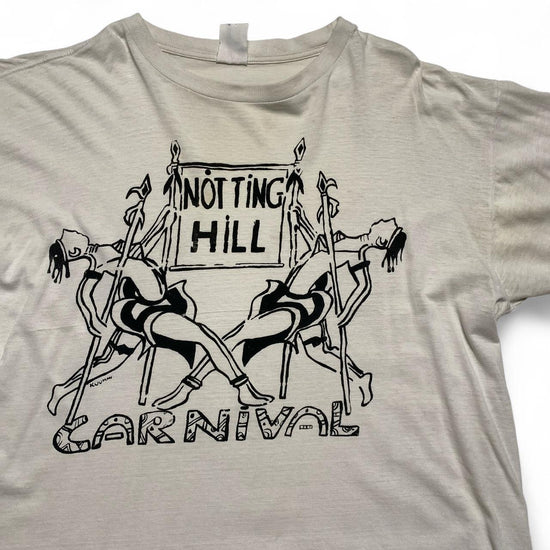 Notting Hill Carnival Vintage 90’s White and Black Dancer T Shirt (L)