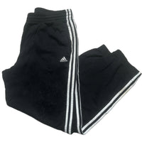 Adidas Performance Essentials Black and White Joggers (XL)